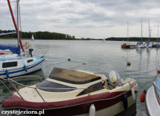 Jeden z portów jachtowym nad jeziorem Koronowskim