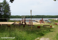 Plaża nad jeziorem Goszcza jeszcze przed remontem