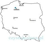 mapa połozenie jezioro Szczytno