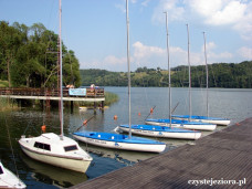 Port jachtowy na jeziorze Brodno Wielkie