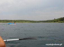 Rower wodny na jeziorze Budzisławskim