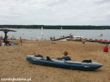 Plaża nad jeziorem Koronowskim w m.Pieczyska
