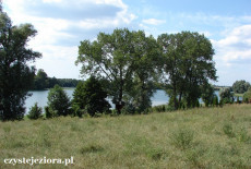 Widok na fragment jeziora Ostrowickiego