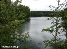 Jedna z licznych zatok na jeziorze Koronowskim