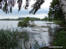 Południowa część jeziora Wąsosko-Mikorzyńskiego, czerwiec 2016
