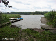 Jezioro Radęcino kładki wędkarskie